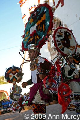 Moctezuma and danzantes