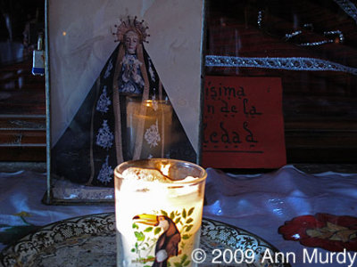 La Soledad and candle