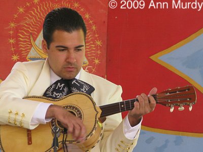 Musician onstage