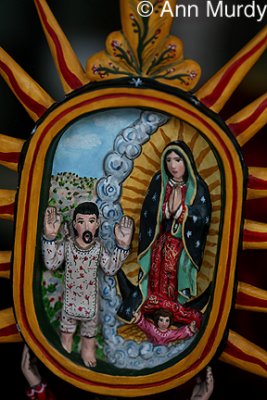 Guadalupe & Juan Diego by Arthur Lopez