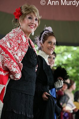 Ladies in fashion show