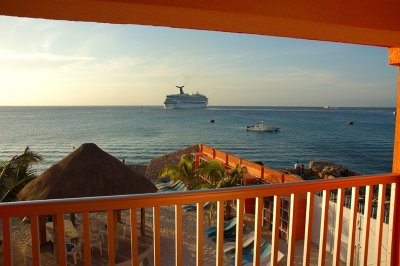View from the room in Cozumel