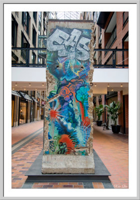 One piece of Berlin Wall. Commerce Centre
