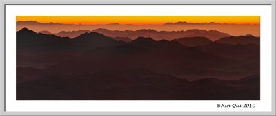Sunrise at Sinai Mountain
