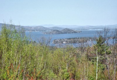 View west across Winnipesaukee