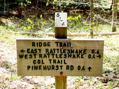 Ridge Trail Information Sign