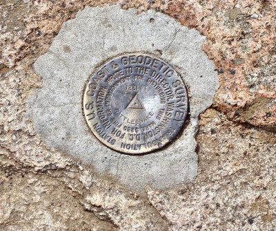 US. Coast & Geodetic Survey Marker on West Rattlesnake