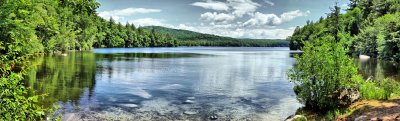 Panorama of Sunset Lake