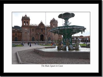Cusco - the Main Square