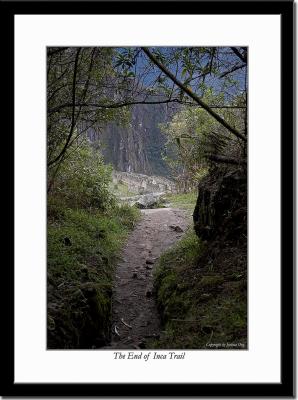 At the End of the Inca Trail