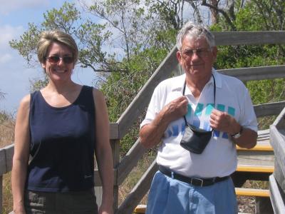 Susan and Dad - Highest Point in Florida!
