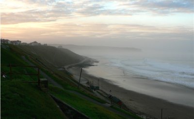 Coastline at dusk