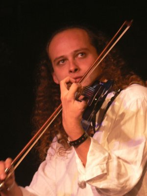 With Sami Bishai on Violin