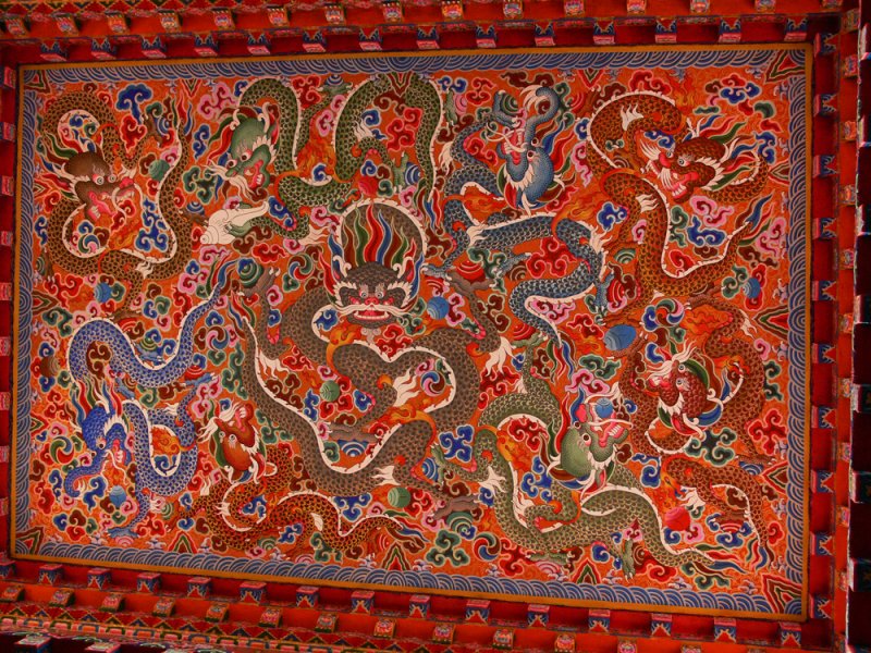 Elaborate ceiling