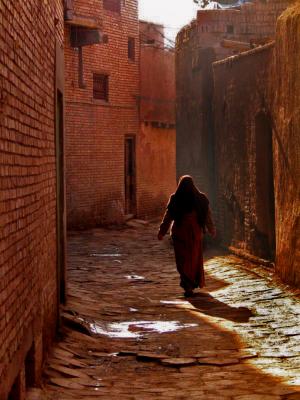 Woman in streets