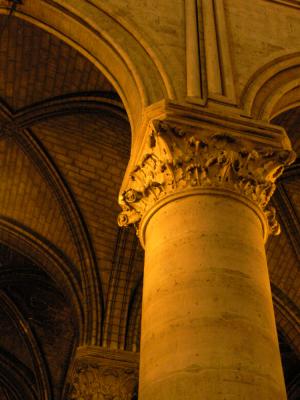 Pillar in Notre Dame