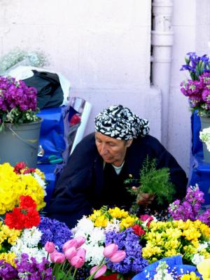 Flower lady