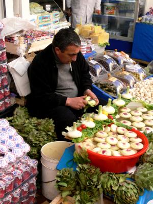 Preparing artichokes