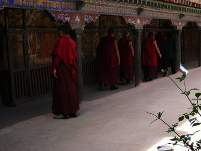 Monks on the march