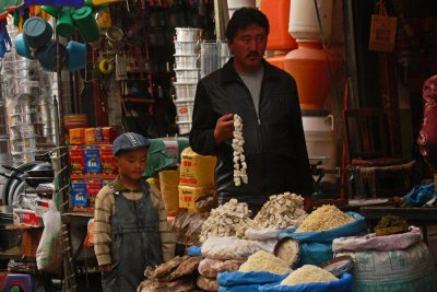 Market stall in Lhasa