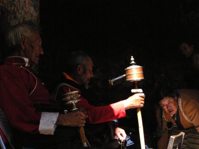 Omnipresent prayer wheel