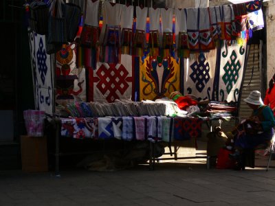 Marketstall in Lhasa