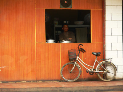 Food stall in Litang
