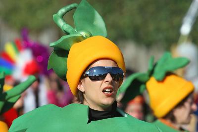 Pumpkin in sunglasses