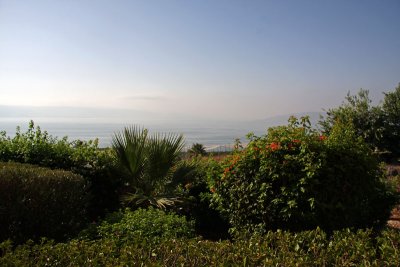 Morning view over the Sea of Galilee