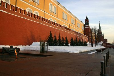 Kremlin Wall and the Arsenals building
