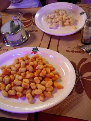best gnocchi ever at ginos on the tourist strip - we were pleasantly surprised (R)