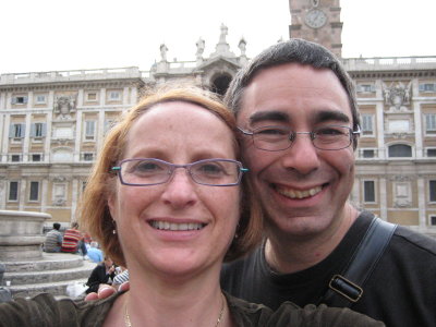 rich and galina at basilica santa maria maggiore (G)