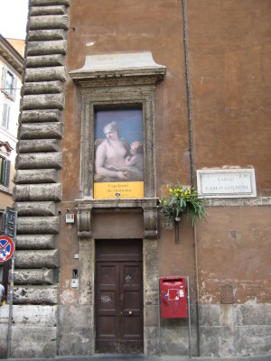 painting over doorway in rome (G)