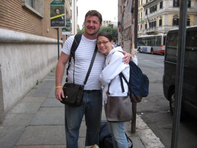 zach and adryon sad to leave italy (for paris) (G)