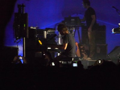 theres thom yorke on the piano