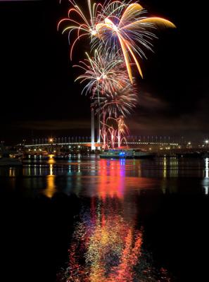 Fireworks @ Bolte Bridge 1