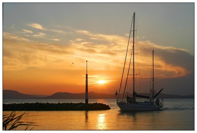 Evening at the Balaton lake VI