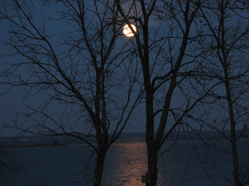 A dark glow