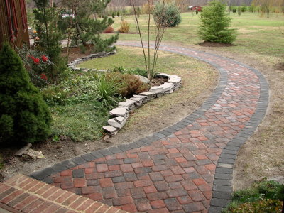 Paver Project 2007: Driveway Apron and Sidewalks
