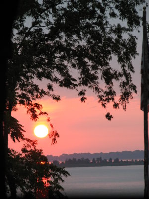 Framed sunrise