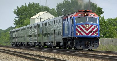 Metra 201 on Train 1231