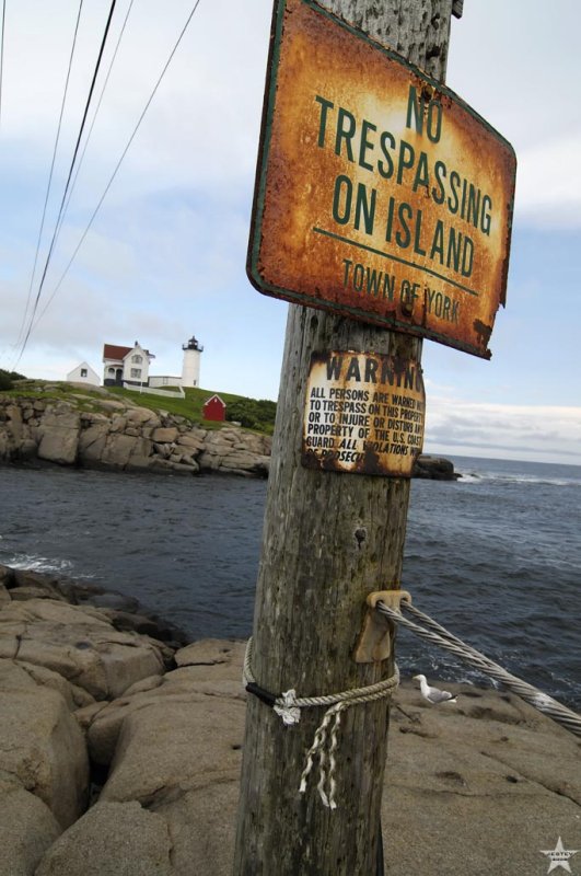 No Trespassing on Island