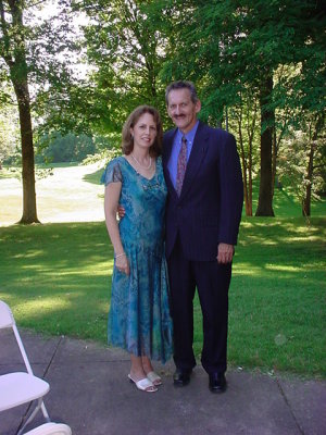 Suzanne and George at Erins Wedding June 07