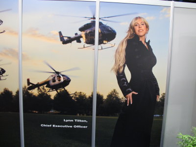 Wall poster, Lynn Tilton, CEO MD Helicopters
