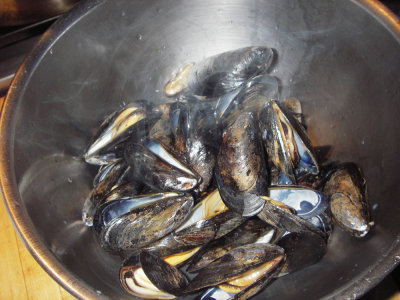 Mussels, steamed