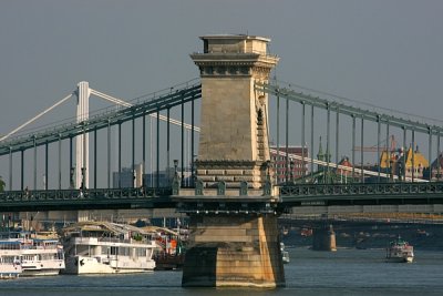 the Chain bridge &  the Elisabeth bridge