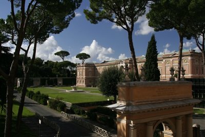 view from Vatican museum