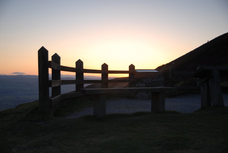 Sunset  Moel Famau North Wales