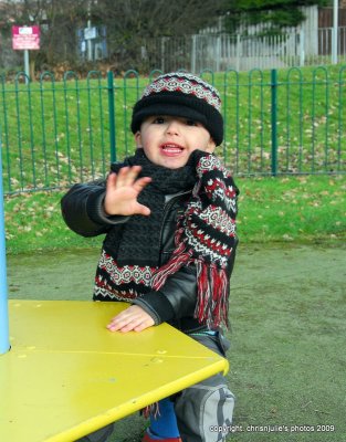euan at the park