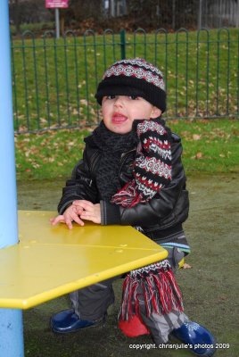 euan at the park